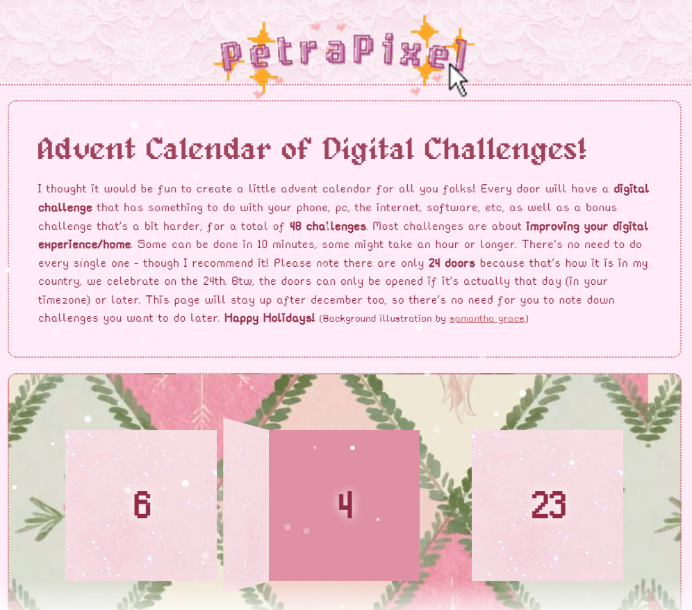 Advent Calendar Challenge